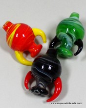 Colored Glass Carb Cap