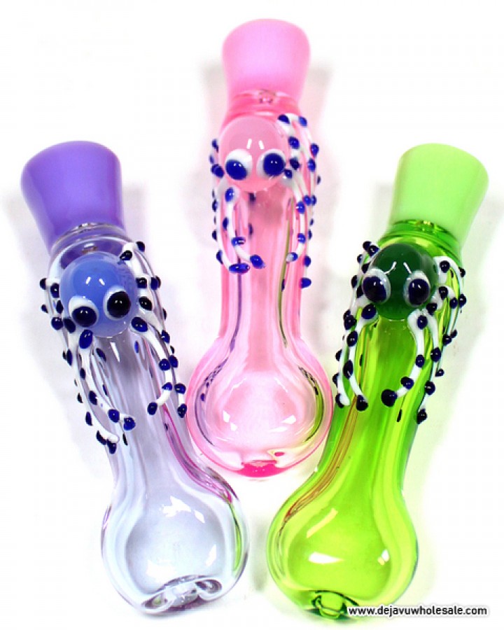 3.5'' Slime Head Join Octopus Chillum