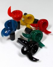 2.5'' High Med Newest Colorful Glass Bowl (14mm male)