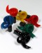 2.5'' High Med Newest Colorful Glass Bowl (14mm male)