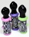 3.75'' High Med Imported Color Reversible Art Chillum