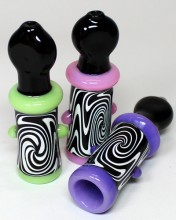 3.75'' High Med Imported Color Reversible Art Chillum