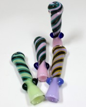 3.75'' Slime Milky Color With Dichro Chillum