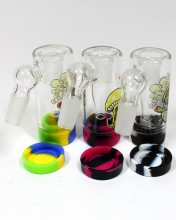 3.25'' Silicone Base Reclaim catcher (14mm Male 14mm Female)