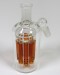 5'' 8 Arm Glass and Glass Ashcatcher 14mm Male 14 Female