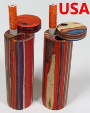 4'' wood Round Color Dougout With Cigarette