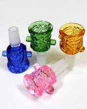 2.5'' Unique Art Glass Bowl For Bong (14mm Male)