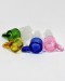 2'' 14mm Male Multi Color Glass Bowl With Built in Glass Screen With Handle