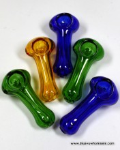 2.75'' Color Tube Glass Spoon Pipe