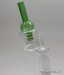 Quartz Thermal Banger + Bubbler Clear Carb Cap 19mm Wax Bowl (Male)