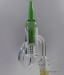 Diamond Knot Loop Quartz Banger with Carb Cap (14mm Male)