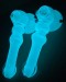 7.25'' Heavy Glow In The Dark Hammer Bubbler