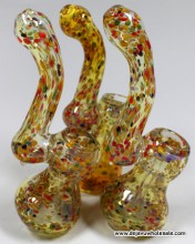 6.5'' Medium Frit Dot Bubbler (150g)