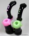 Heavy Color Tube With Slime Tube Join Standing Bubbler