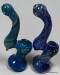 6'' Medium Bubbler With Frit Color Art