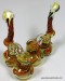 6'' Color Art Double Chamber Bubbler