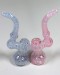 7'' Tall Pink And Purple Air Bubbles  Water Bubbler 