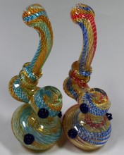8'' Tusting Color Art Standing Water  Bubbler