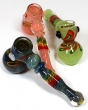6.75'' Frit And Color Art Hammer Bubbler