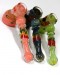 6.75'' Frit And Color Art Hammer Bubbler