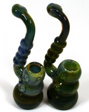 6'' Standing Multi Rim Design Bubbler
