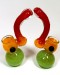 6.25'' Rasta King Medium Bubbler 