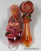 7.25'' Gold Twisty Hammer Bubbler