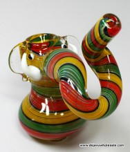 6" Colorfull  Elephant Head Bubbler (215g)