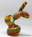 6" Colorfull  Elephant Head Bubbler (215g)