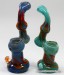 7" Reversible Bubbler with Mushroom Marble (190g)
