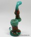 7" Reversible Bubbler with Mushroom Marble (190g)