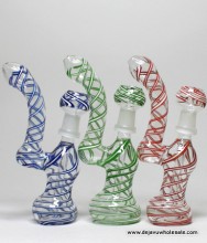 6" Color Bubbler with Dome and Nail