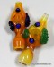3.75'' Yellow Fumed With Leaf Chillum