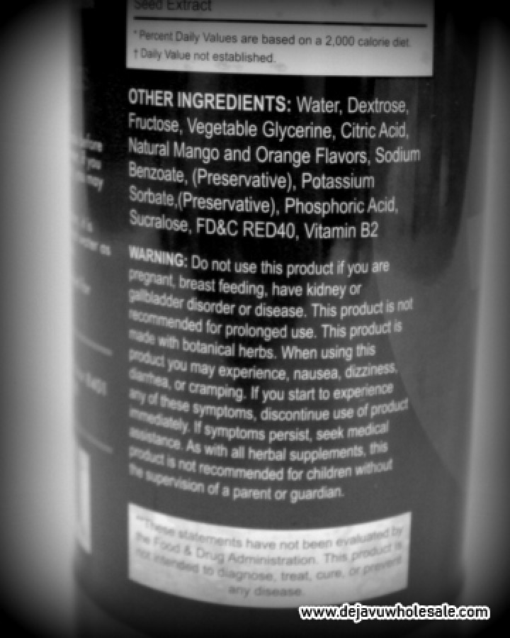 Quick Clear Detox (Tropical Fruit 20oz)