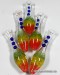 3.5'' Rasta Frit Color Chillum