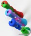 3.5" Colorful Silicone/Glass Chillum