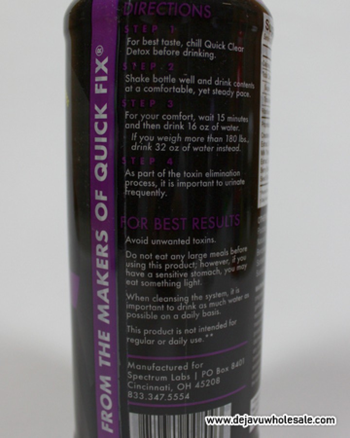 Quick Clear Detox (Blueberry Acai 20oz)