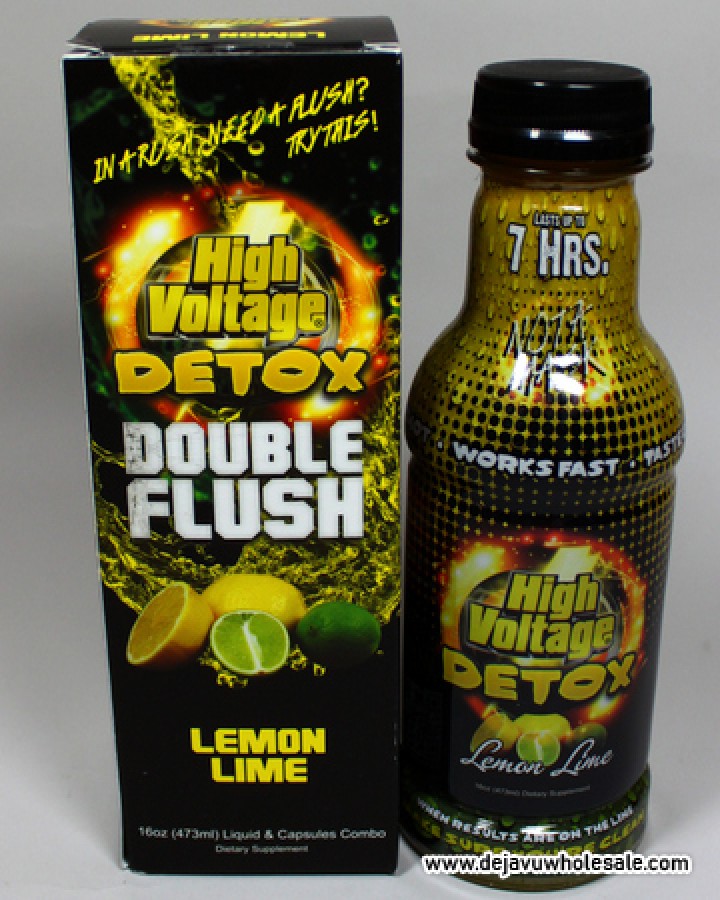 Double Flush High Voltage Detox (Lemon Lime 16oz)