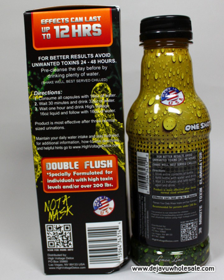 Double Flush High Voltage Detox (Lemon Lime 16oz)