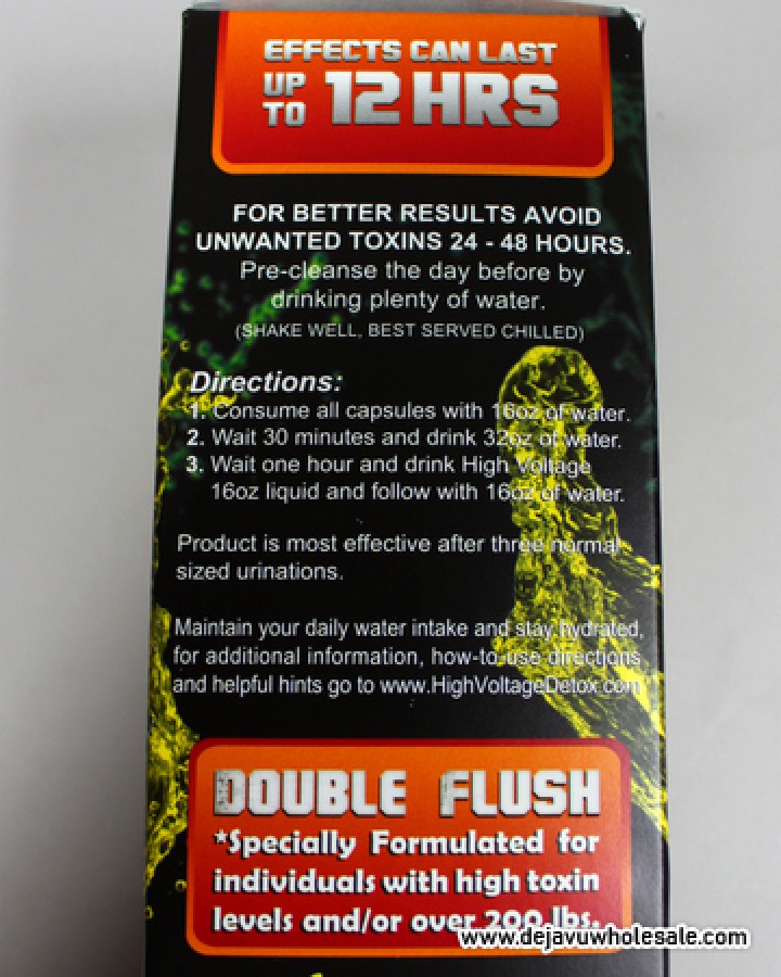 Double Flush High Voltage Detox (Lemon Lime 16oz)