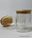 4" Glass Jar with Wood Cap