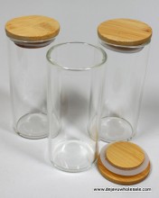 4.5'' Tall 50 mm Diameter Glass Jar