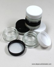 10 ml Clear Glass With Plastic Top Container