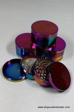75mm High Quality Rainbow Color Grinder 4 Part 