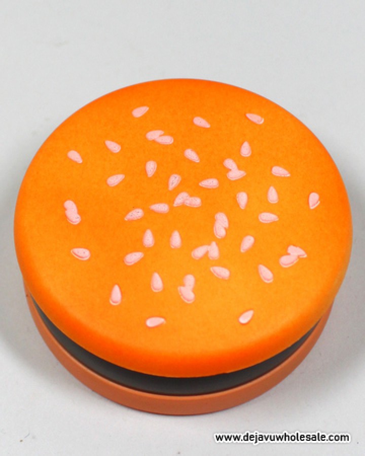 55mm Cheese Burger Herb Aluminum Teeth Grinder (3 part)