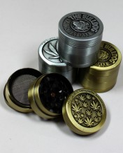 40mm Zinc Alloy Tobacco Grinder (4 part)