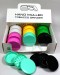 56mm Solid Color 3 Part Plastic Grinder (12 pcs per pox)