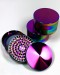 75mm High Quality Rainbow Color Grinder(4 part) 