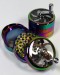 62mm Rainbow Color Hand Mill Grinder (4-Parts Grinder)