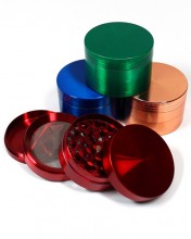 50mm 4 Part Multi Color Zinc Alloy Grinder